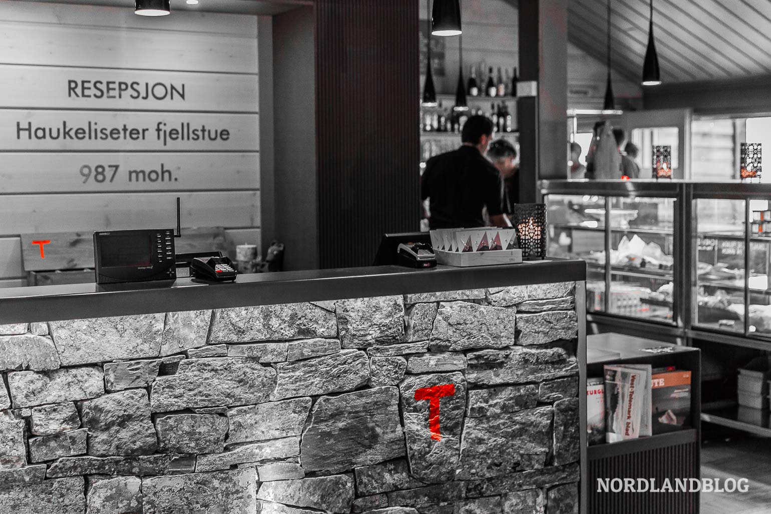 Rezeption Haukeliseter DNT Norwegen - Reise durch Fjordnorwegen