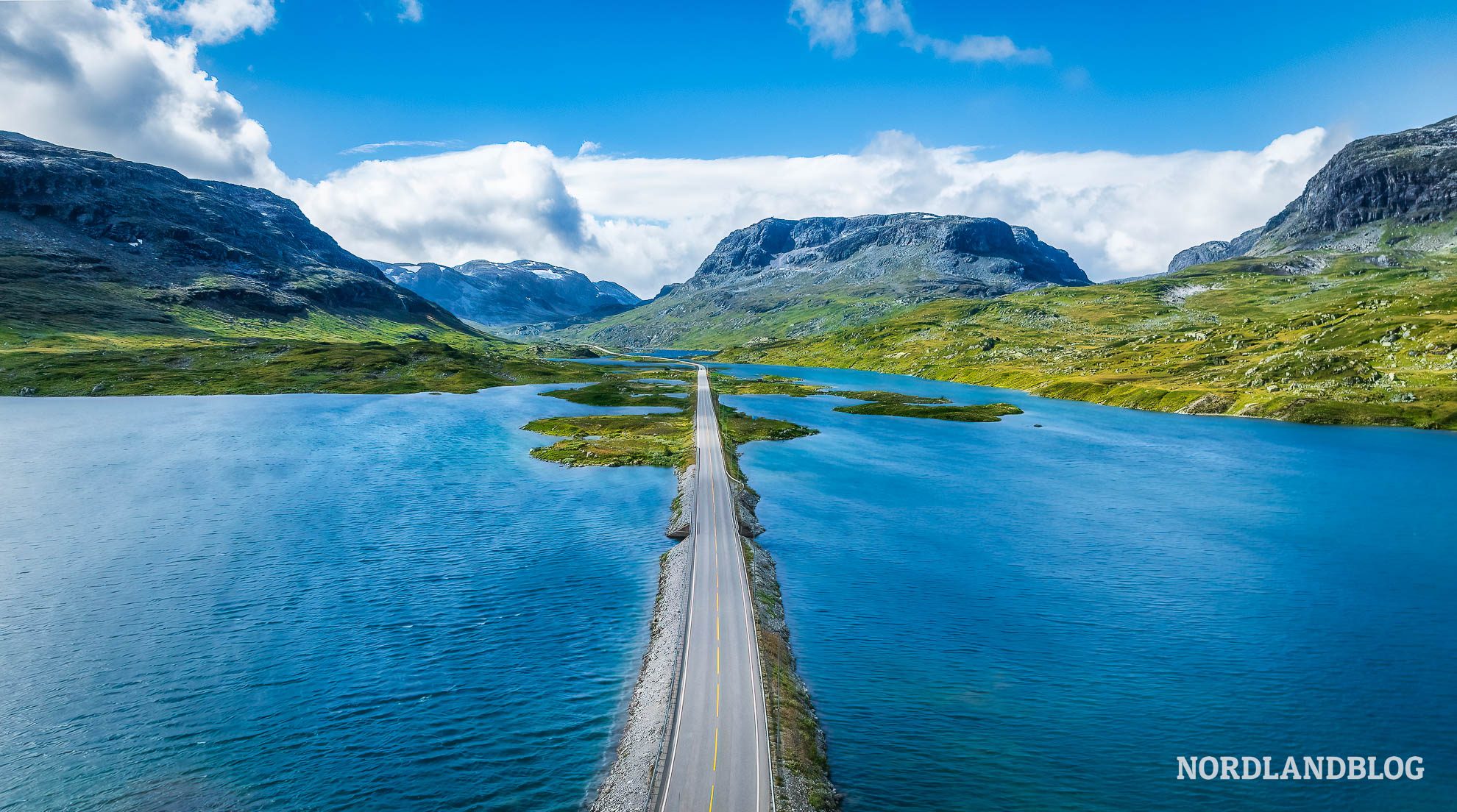 Pass Haukeli Haukelifjell Strecke zum Hardangerfjord Fjordnorwegen