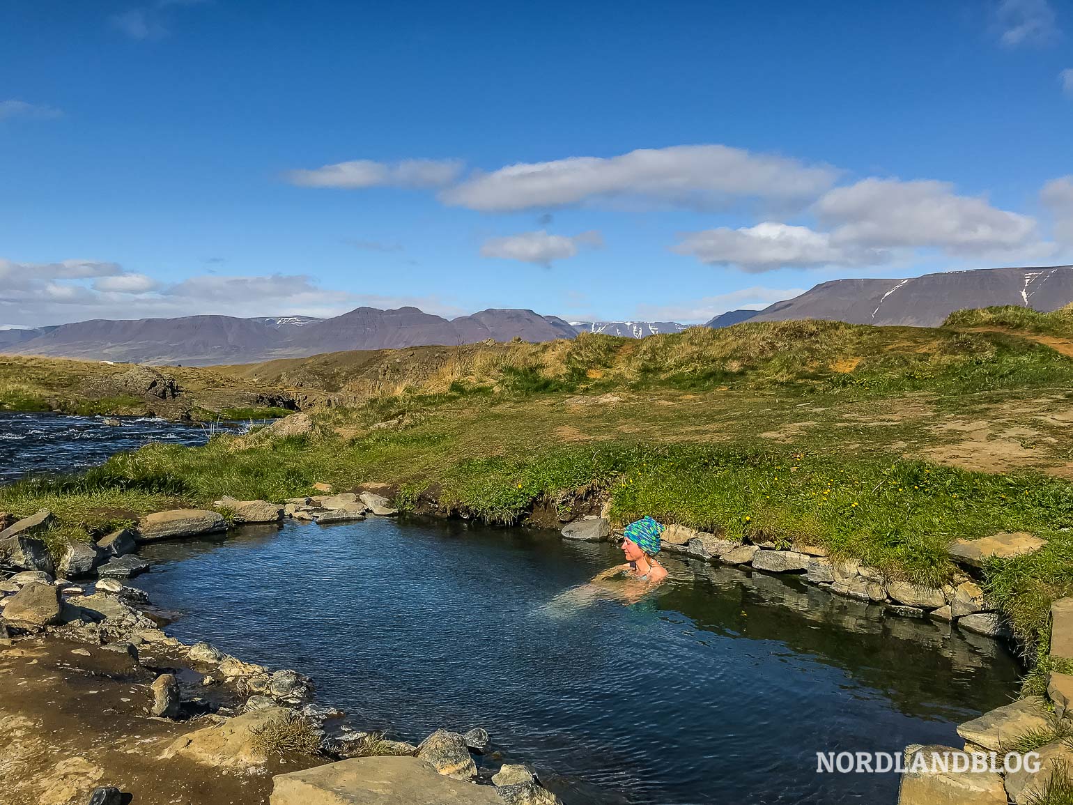 Hotpot Foslsaug im Norden von Island