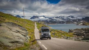 Titelbild Ratgeber Beitrag Bestellung AutoPass Chip Norwegen - Kastenwagen im Jotunheimen auf dem Sognefjellveien - Sognefjellvegen (RV 55) Nordlandblog