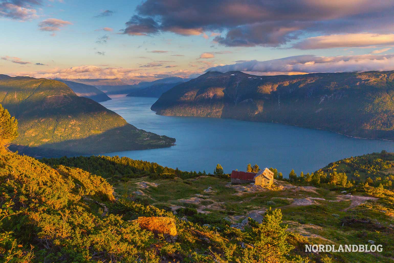 Blick vom Molden auf den Sognefjord in Norwegen / Nordlandblog - Reise durch Fjordnorwegen