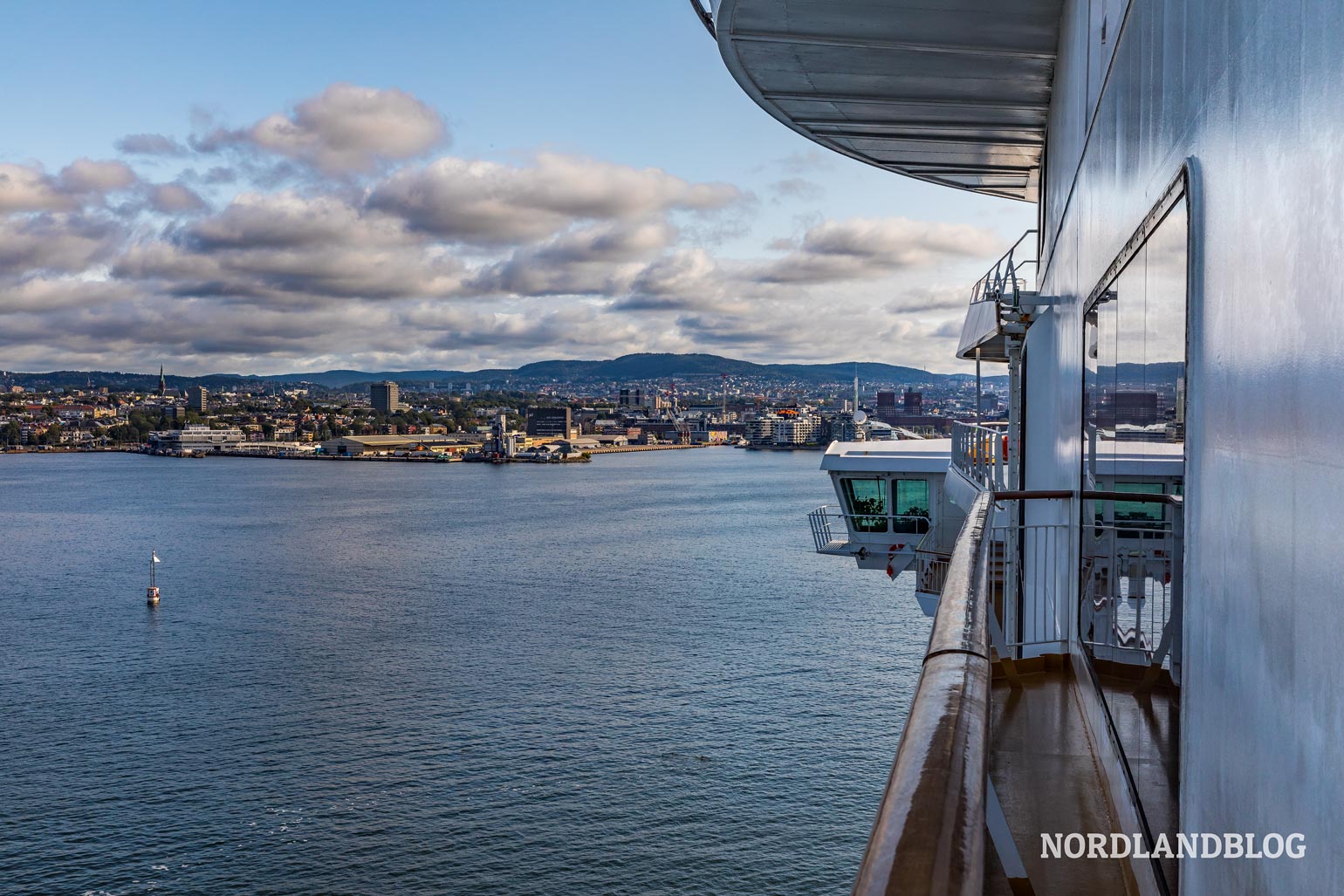 Anreise nach Norwegen: Ankunft mit der Fähre in Oslo (Norwegen)