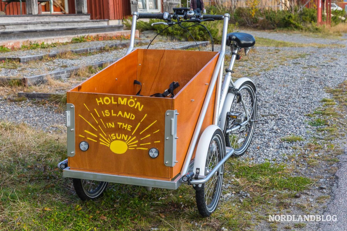 Das offensichtlich wichtigste Transportmittel auf Holmön sind diese speziellen Fahrräder