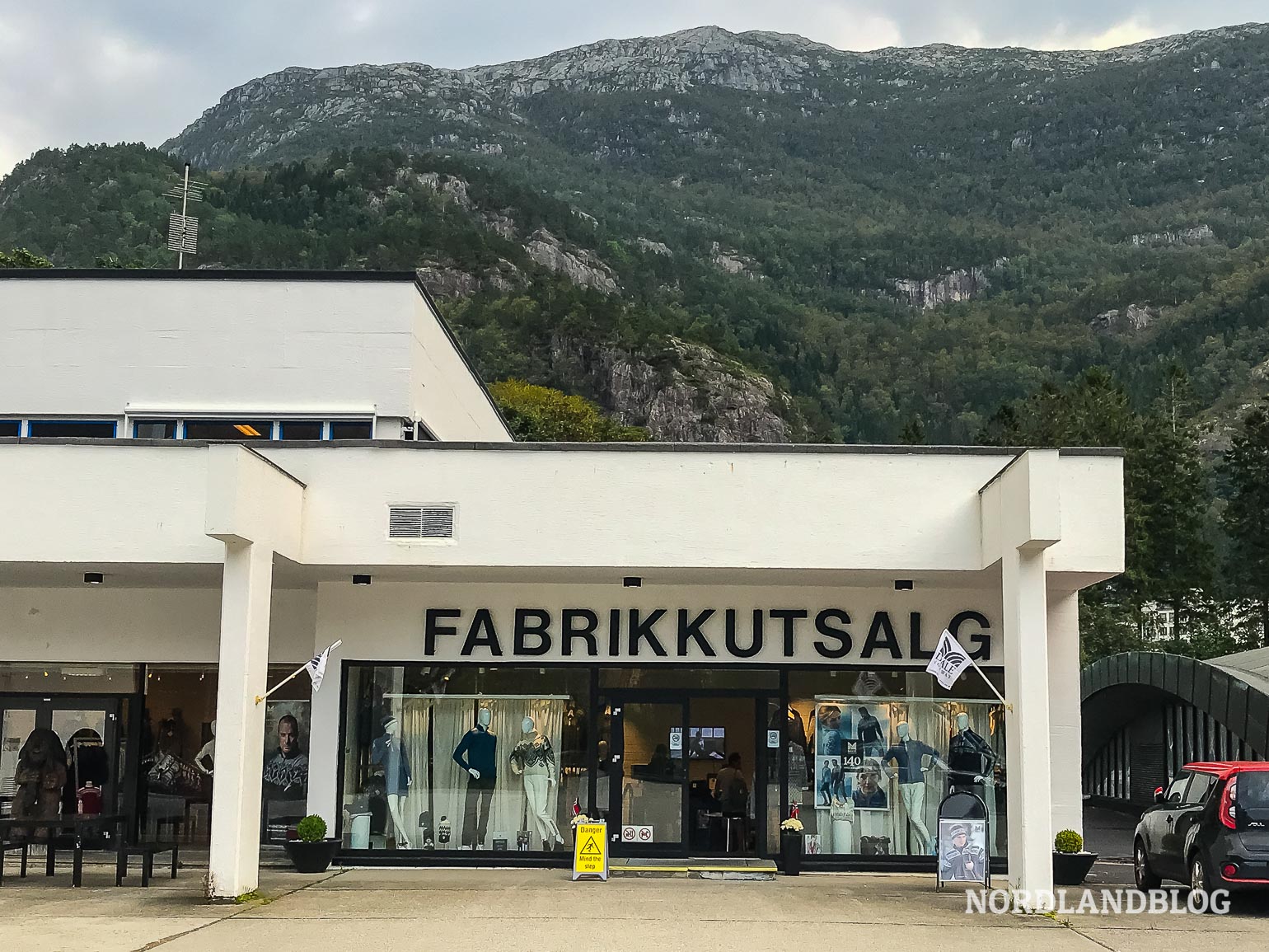 Der Fabrikverkauf für die Norweger-Pullover von Dale of Norway