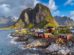 Bekanntes Fotomotiv auf den Lofoten - die alten Rorbuer bei Hamnøy