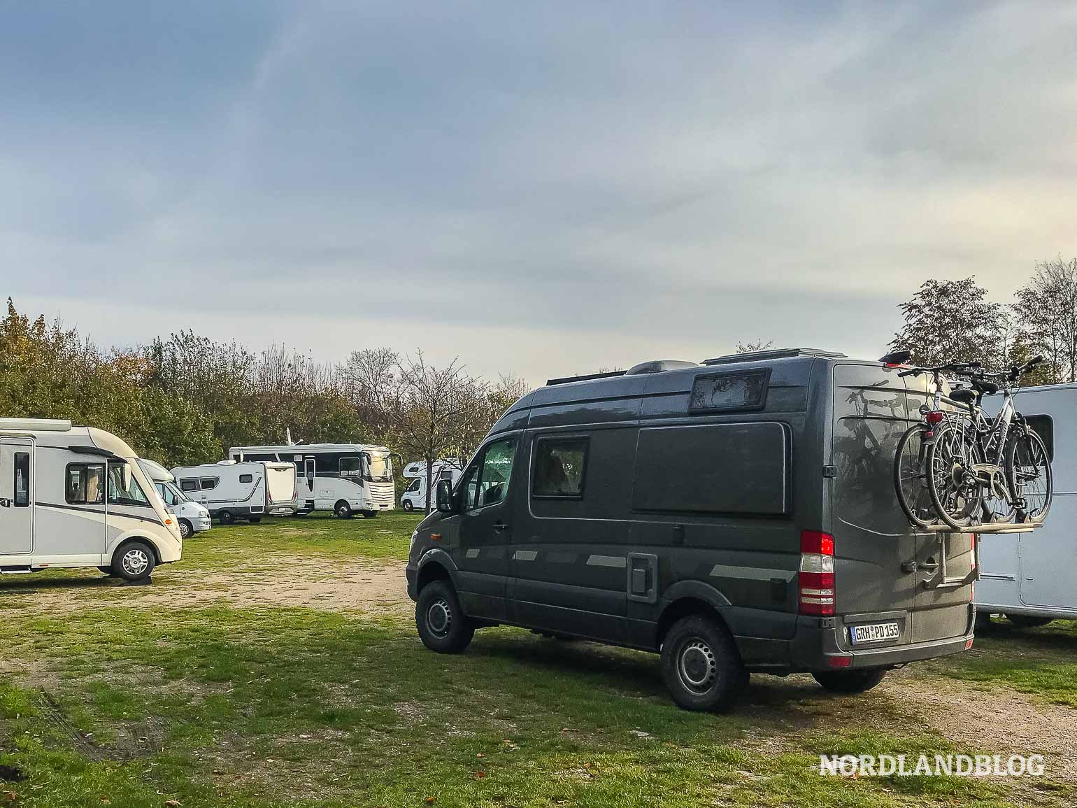 Mit unserem Kastenwagen auf dem Wohnmobil-Stellplatz Kowitzberg