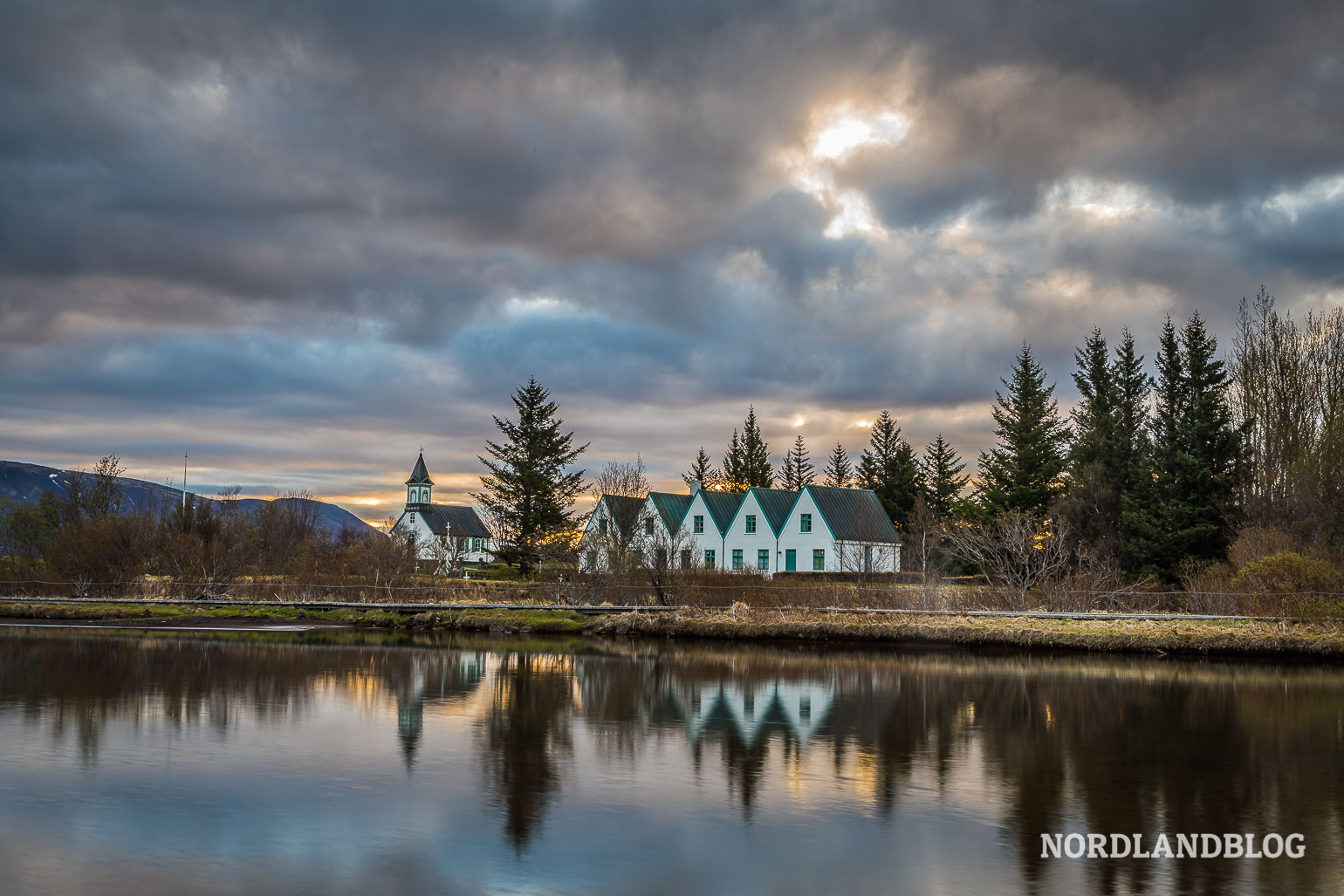 Nationalpark und UNESCO Weltkulturerbe Thingvellir / Pingvellir bei Reykjavik in Island 