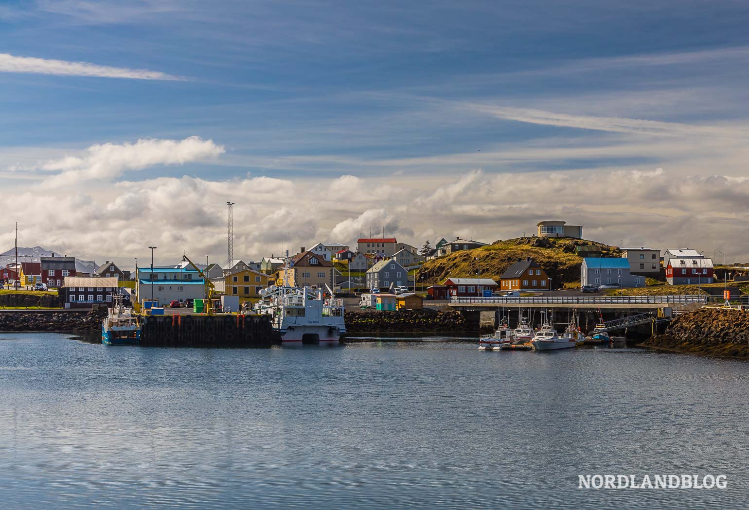 Stykkishólmur, eine Stadt im Westen von Island, auf der Halbinsel Snæfellsnes 