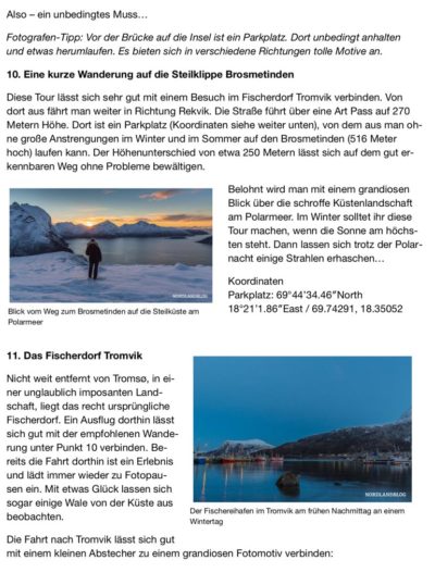 Blick in den PDF Guide Tromsö