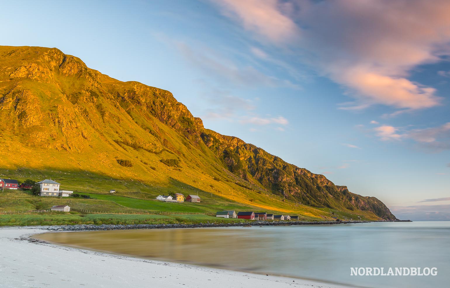 Refviksanden Strand und Bucht in Norwegen