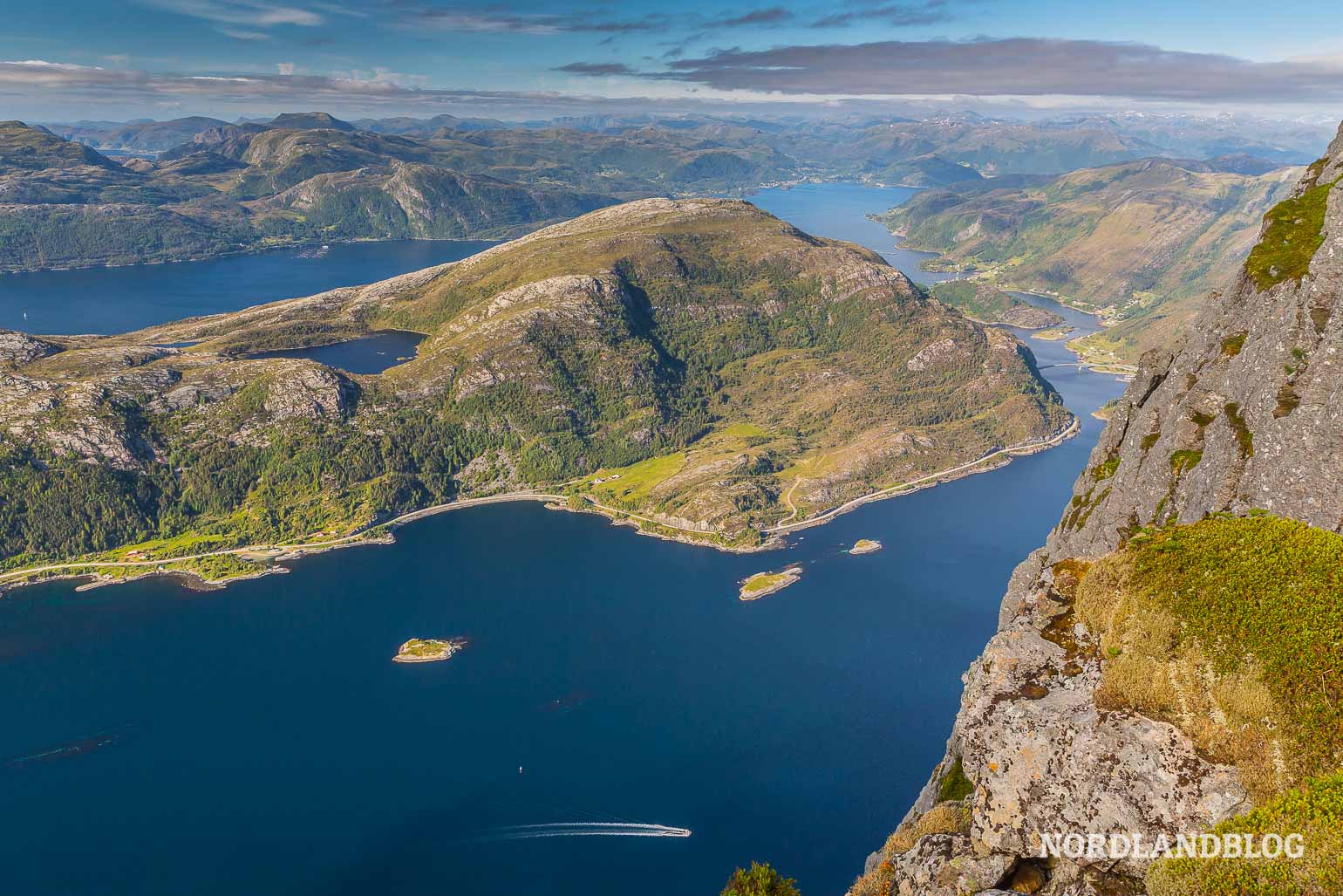 Blick vom Hornelen (Norwegen)