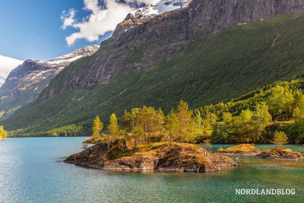 Lovatnet bei Loen / Stryn in Norwegen (Nordfjord)