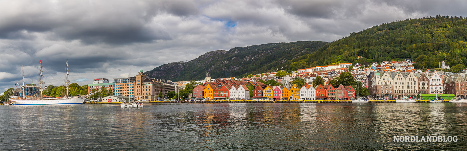 Bergen ist eine wunderschöne Stadt in Norwegen
