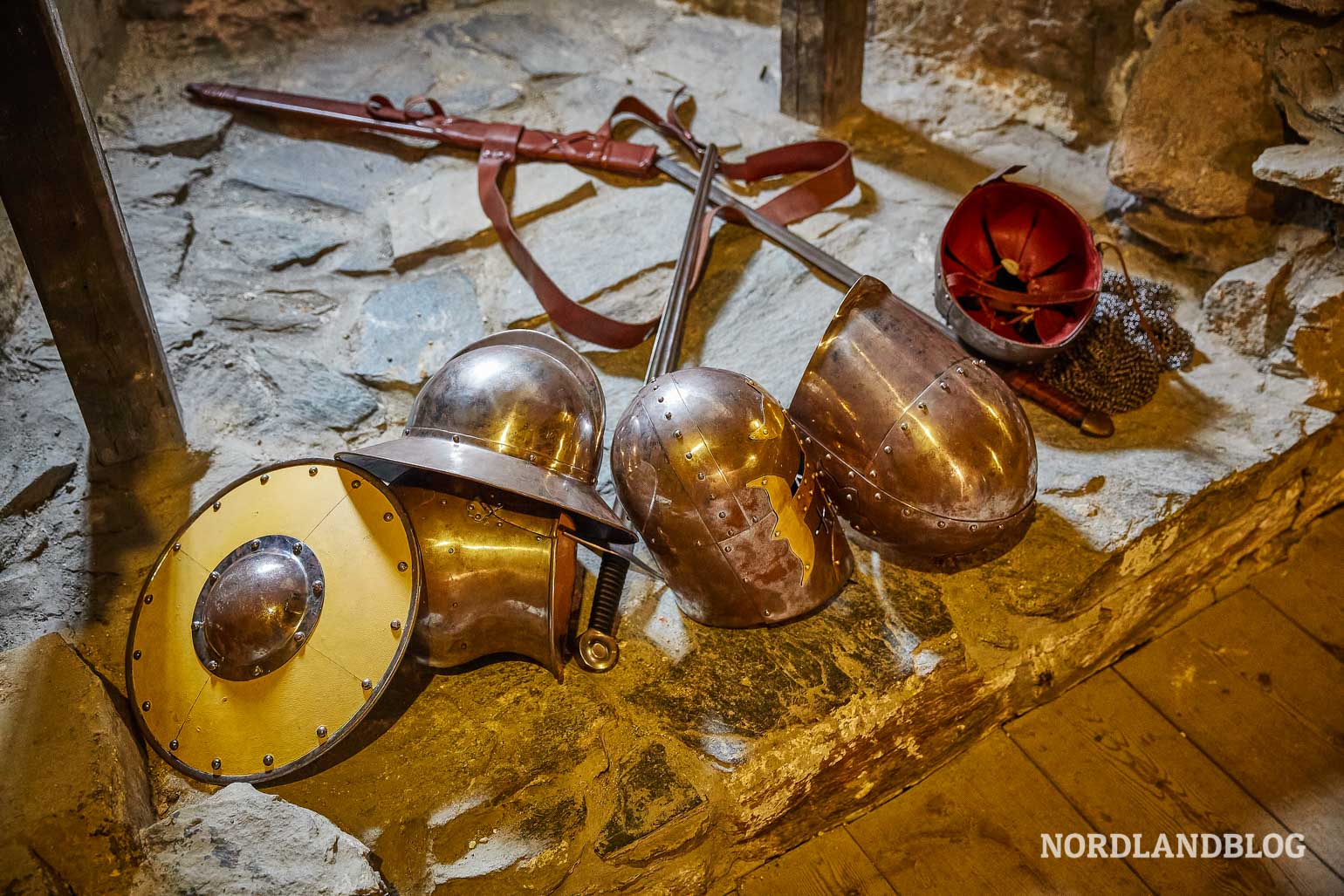 Im Rosenkrantz Turm von Bergen erinnern viele Ausstellungstücke an längst vergangene Tage in Norwegen