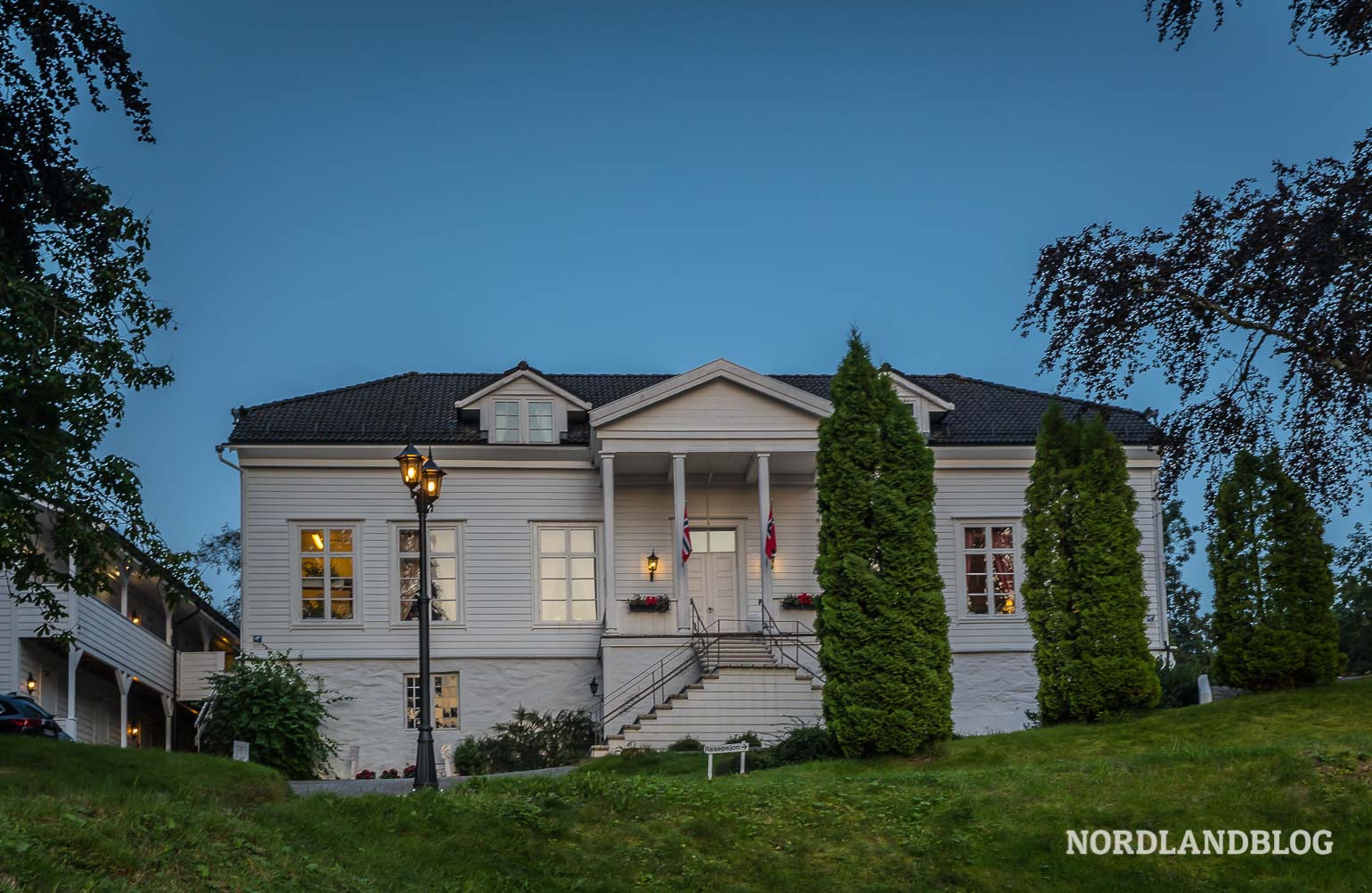 Hotel Fjordslottet in der Umgebung von Bergen (Norwegen) im Nordlandblog