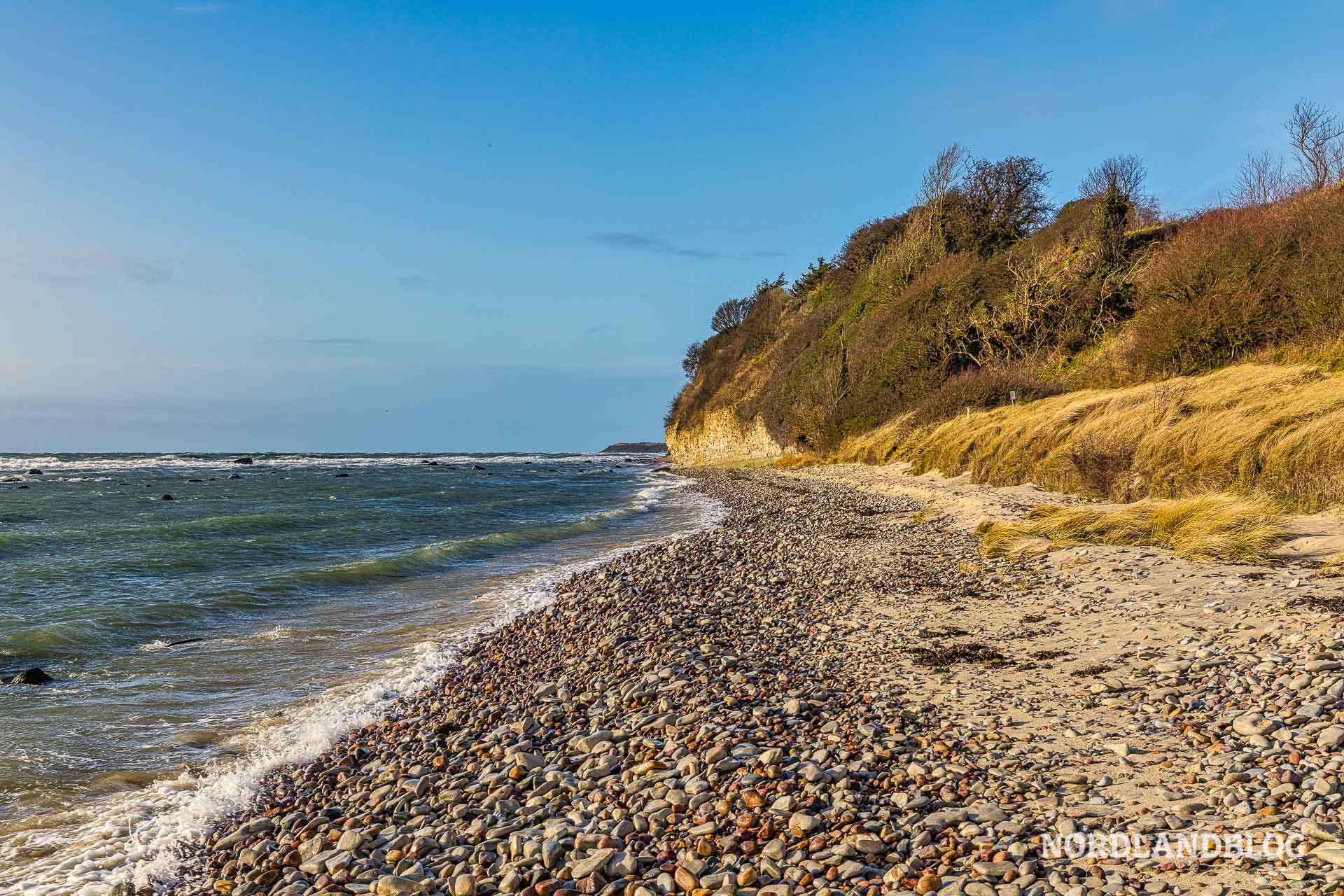 Steilküste bei Arnager auf Bornholm