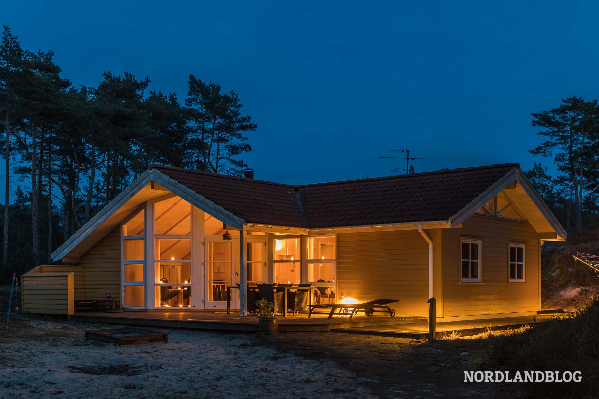 Ferienhaus auf Bornholm von Novasol im Winter