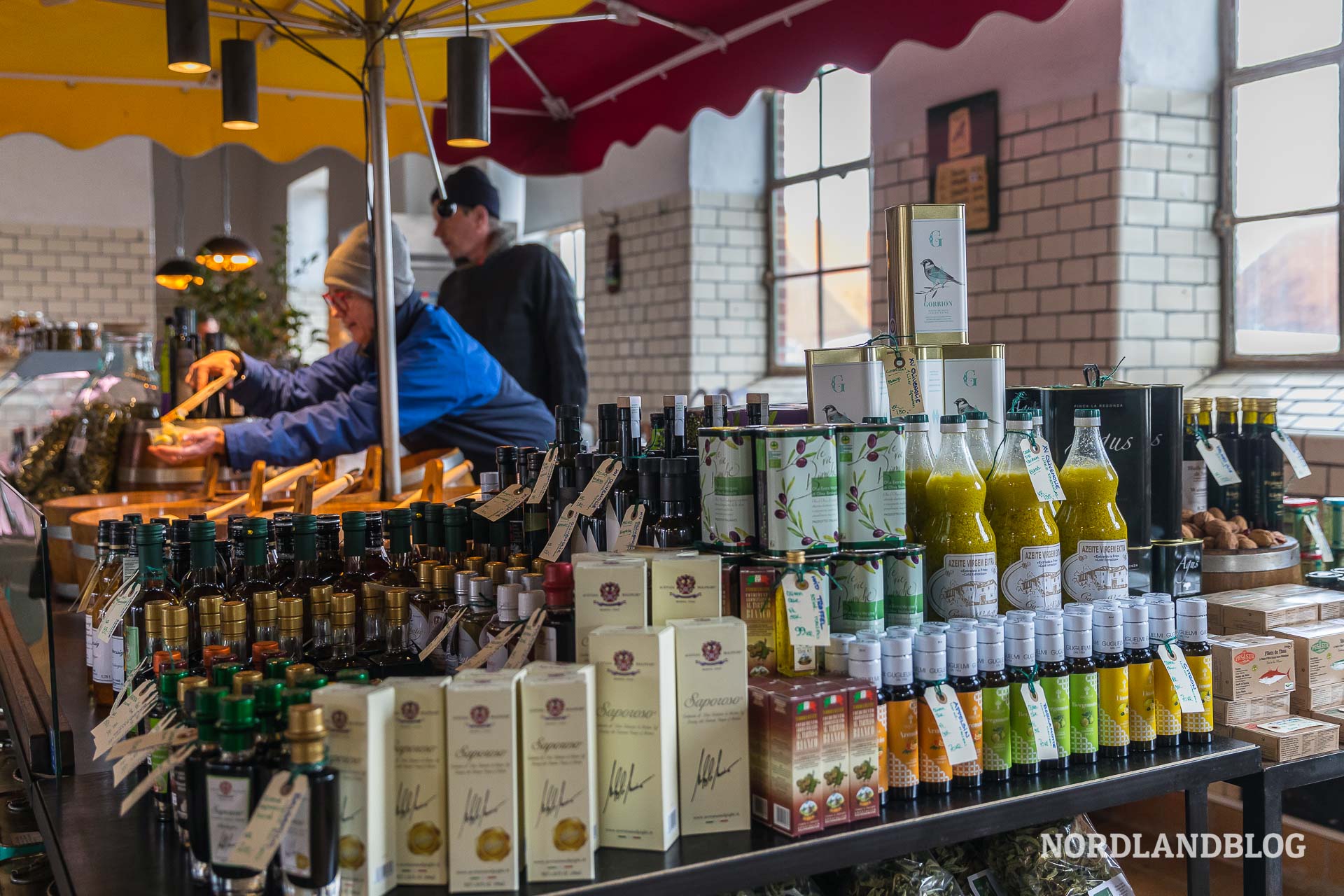 In der Markthalle Torvehal in Rönne, der Inselhauptstadt von Bornholm