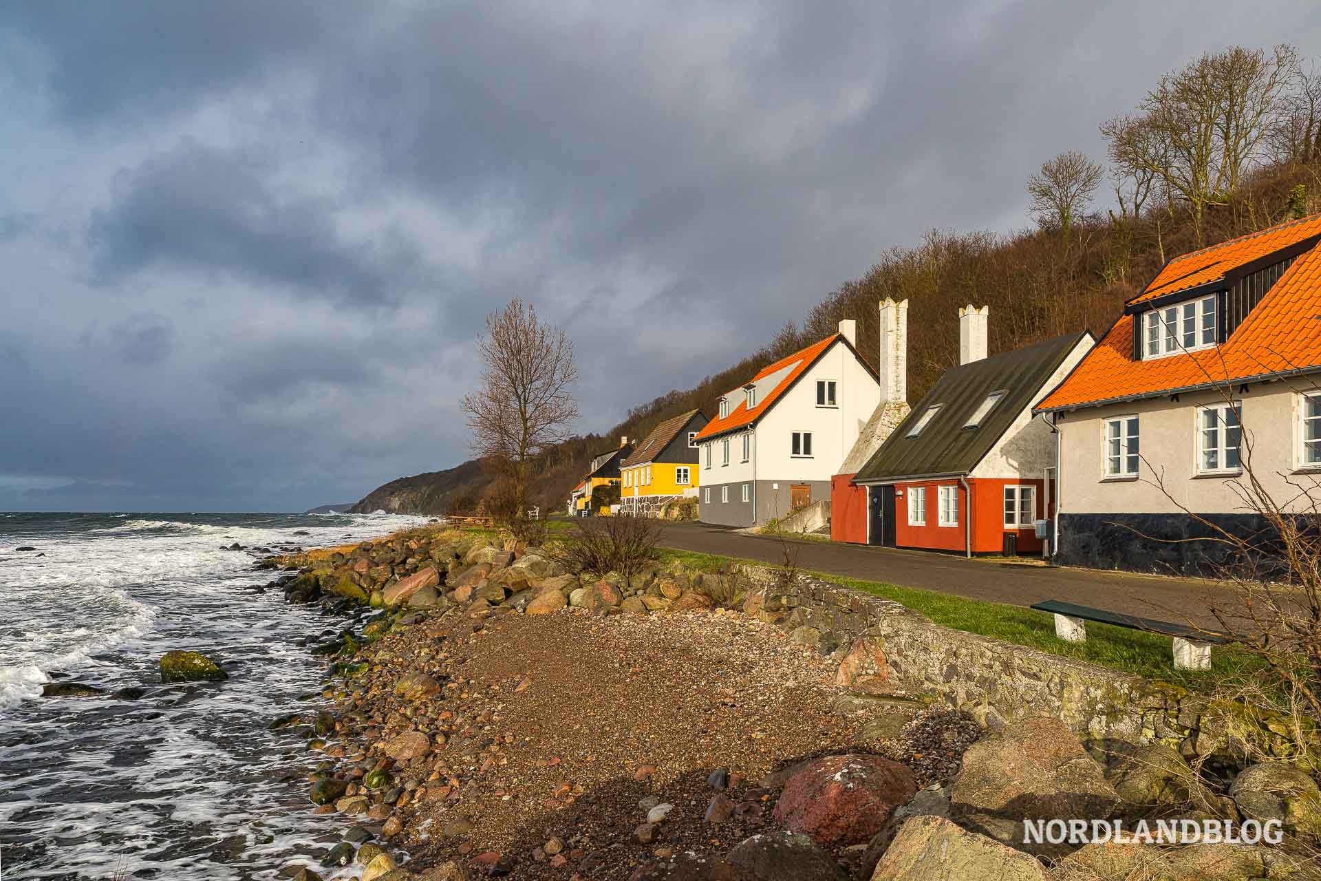 Der Hafen von Teglkås auf Bornholm 