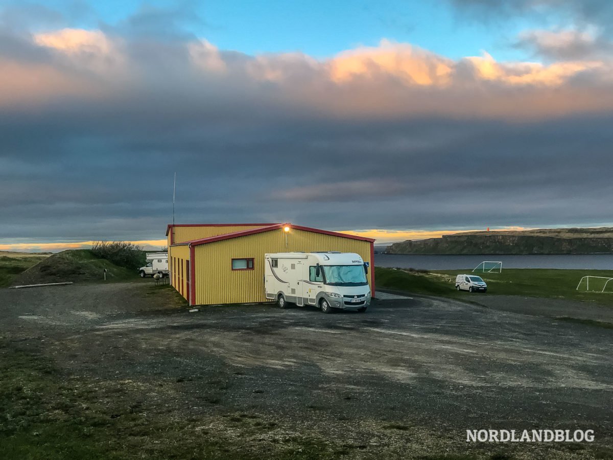 Wohnmobil Stellplatz Island: Campingplatz in Drangsnes (Westfjorde)