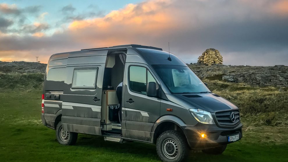 Campingplatz Drangsnes in den Westfjorden von Island