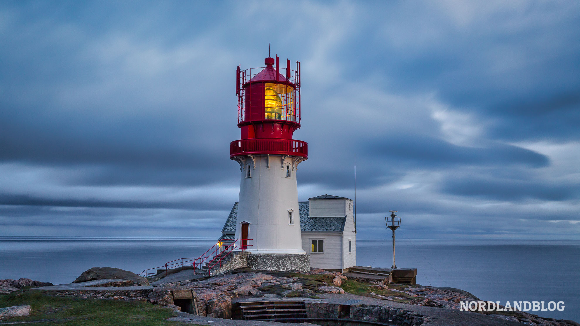 Abendstimmung Leuchtturm Lindesnes Südkap Norwegen (Nordlandblog)