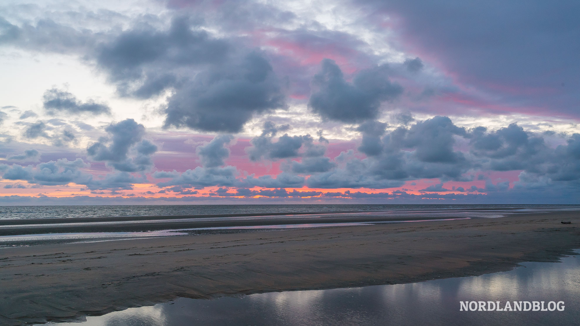 Abendstimmung am Strand vor dem First Camp Lakolk Strand-Rømø (Campingplätze in Dänemark) Nordlandblog