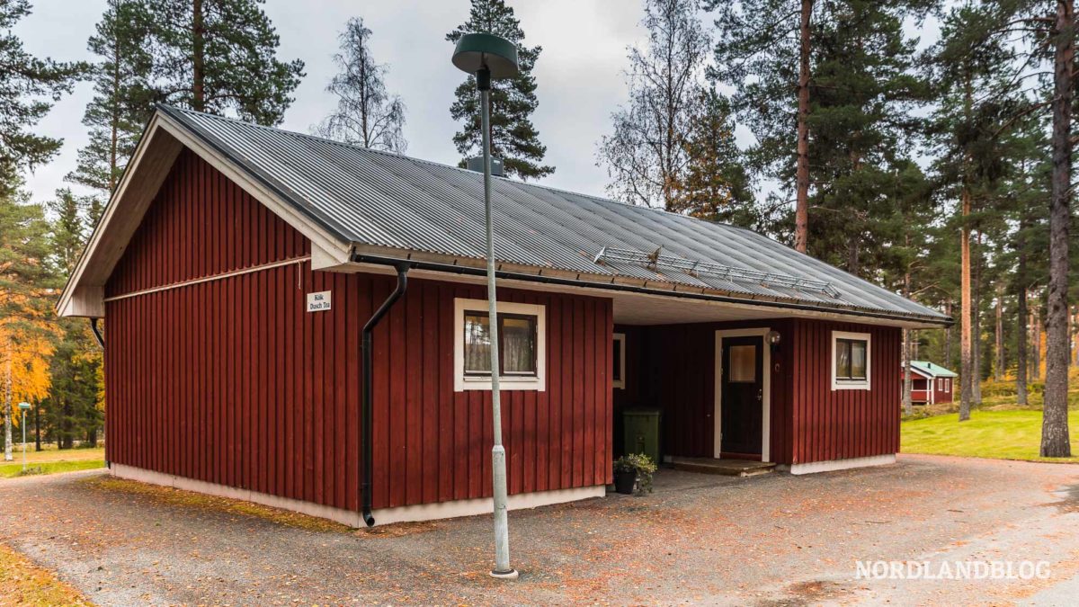 Küche und Aufenthaltsraum Campingplatz Åsarna Skicenter Campingplätze Schweden (Nordlandblog)