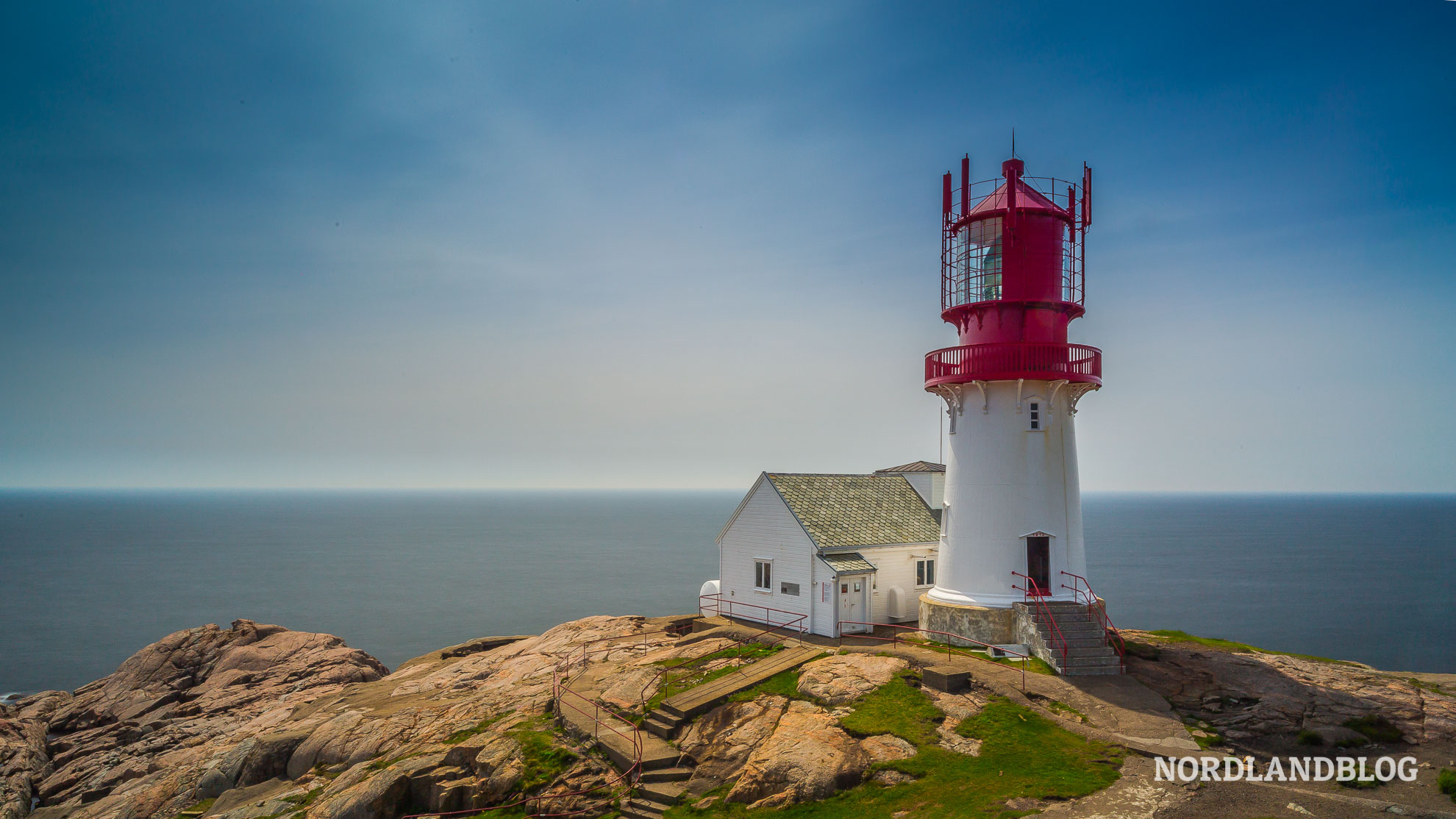 Langzeitbelichtung am Leuchtturm Lindesnes Südkap Norwegen (Nordlandblog)