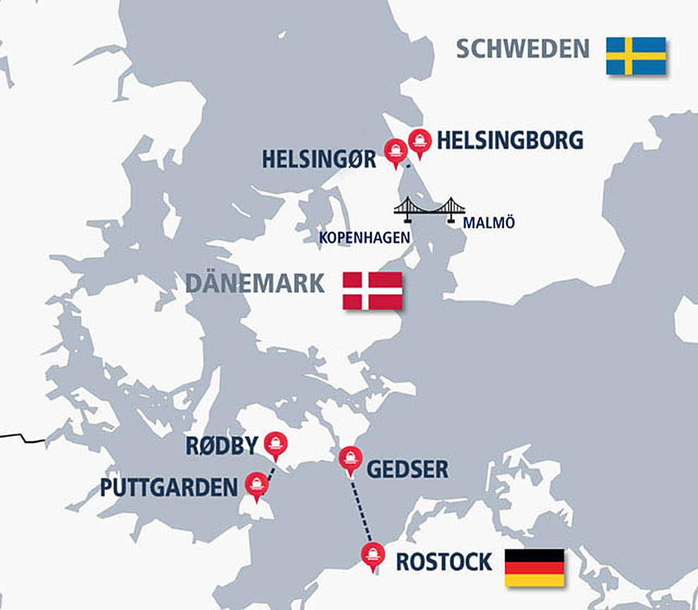 Anreise nach Schweden mit Wohnmobil, Auto, Fähre, Bahn