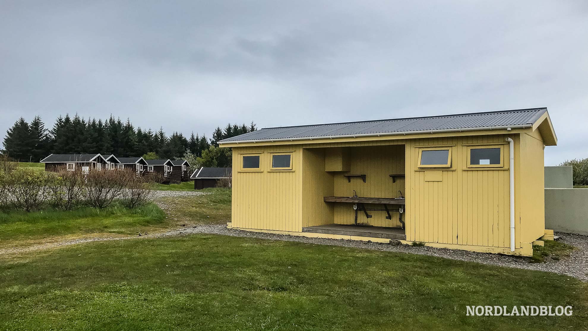 Sanitäranlagen Kastenwagen Stellplatz Campingplatz Höfn Südküste (Island) Nordlandblog