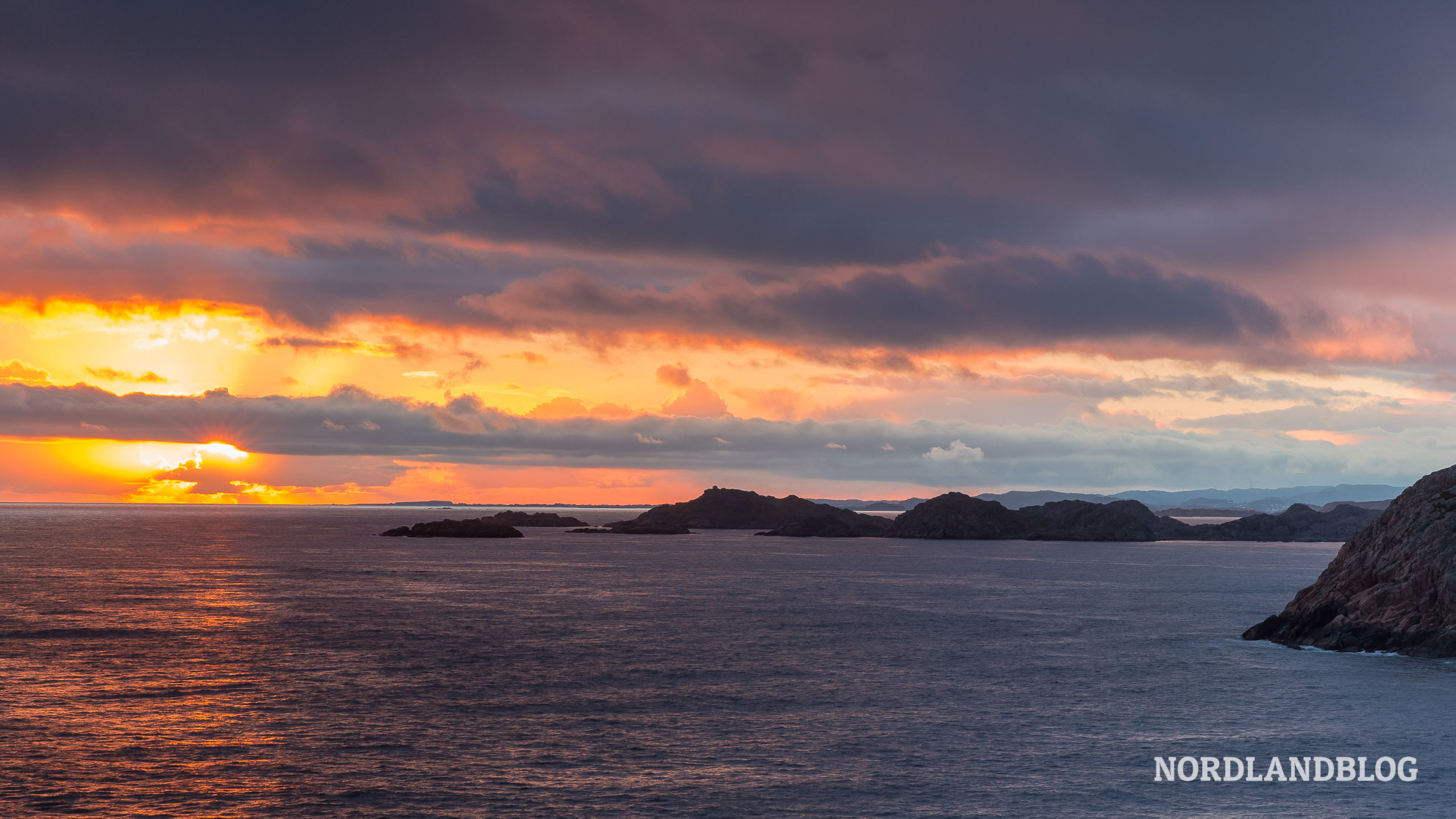 Sonnenuntergang Leuchtturm Lindesnes Südkap Norwegen (Nordlandblog)