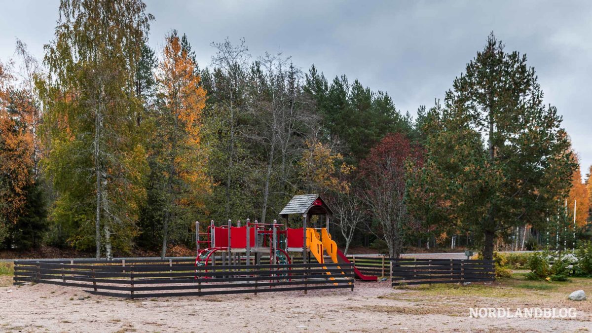 Spielplatz auf dem Ähtäri Zoo Camping Campingplätze Finnland (Nordlandblog)