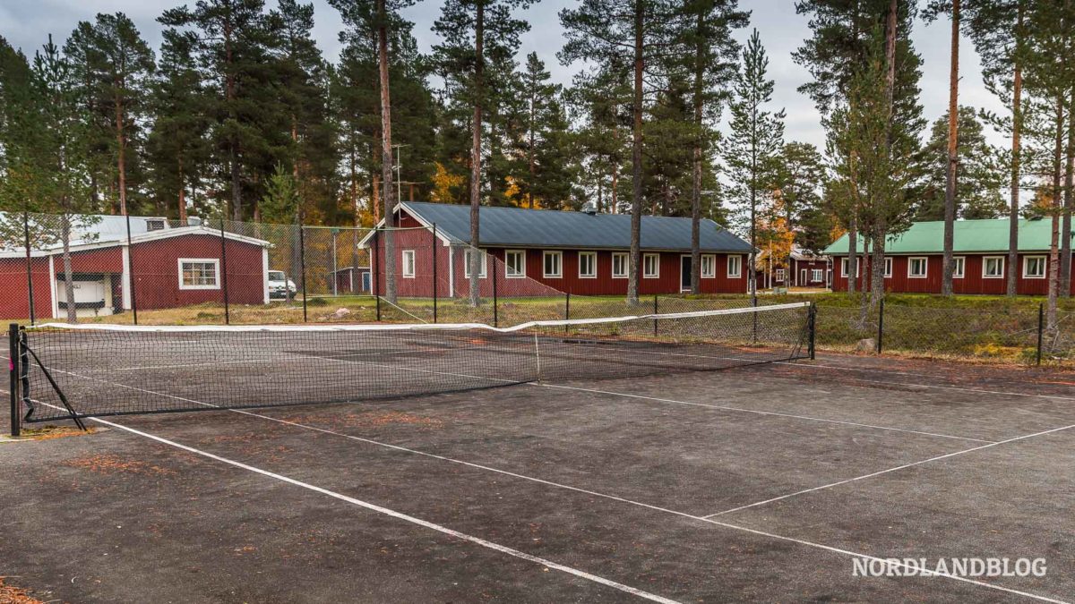 Tennisplatz Campingplatz Åsarna Skicenter Campingplätze Schweden (Nordlandblog)