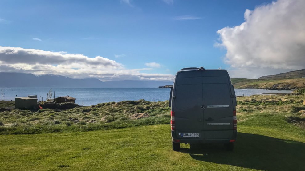 Titelbild Campingplatz Hauganes Tjaldstæði Hauganesi (Nordisland) Nordlandblog