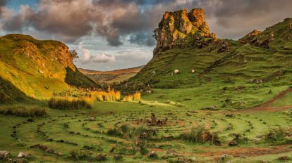 Titelbild Fotogalerie Schottland Fairy Glen (Isle of Skye)