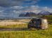 Titelbild Kastenwagen Packliste Heckgarage Wohnmobil am Strand auf den Lofoten in Norwegen (Nordlandblog)