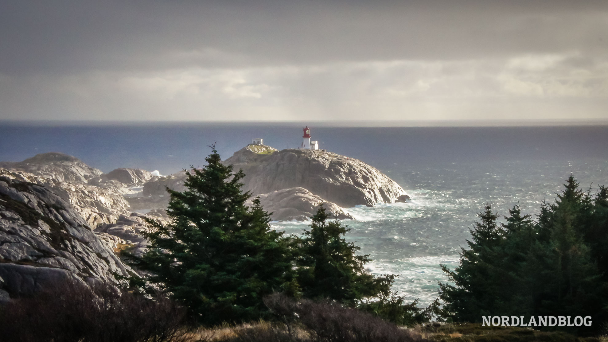 Unwetter am Leuchtturm Lindesnes Südkap Norwegen (Nordlandblog)