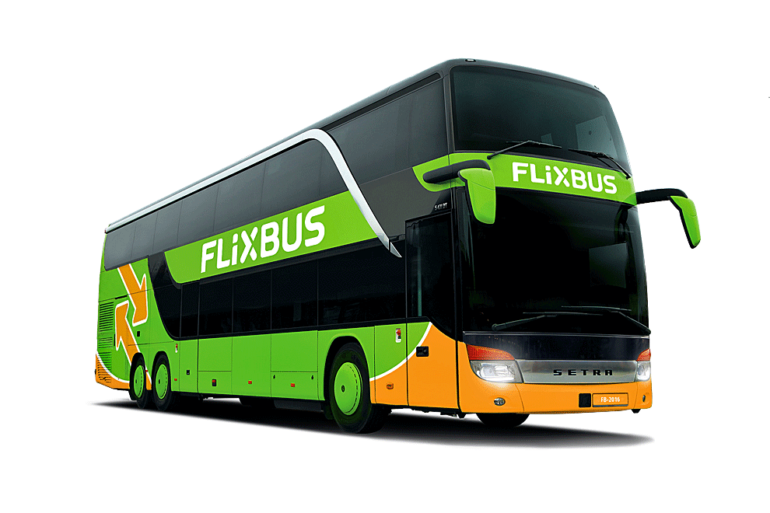Flixbus Doppeldecker - Anreise nach Schweden.