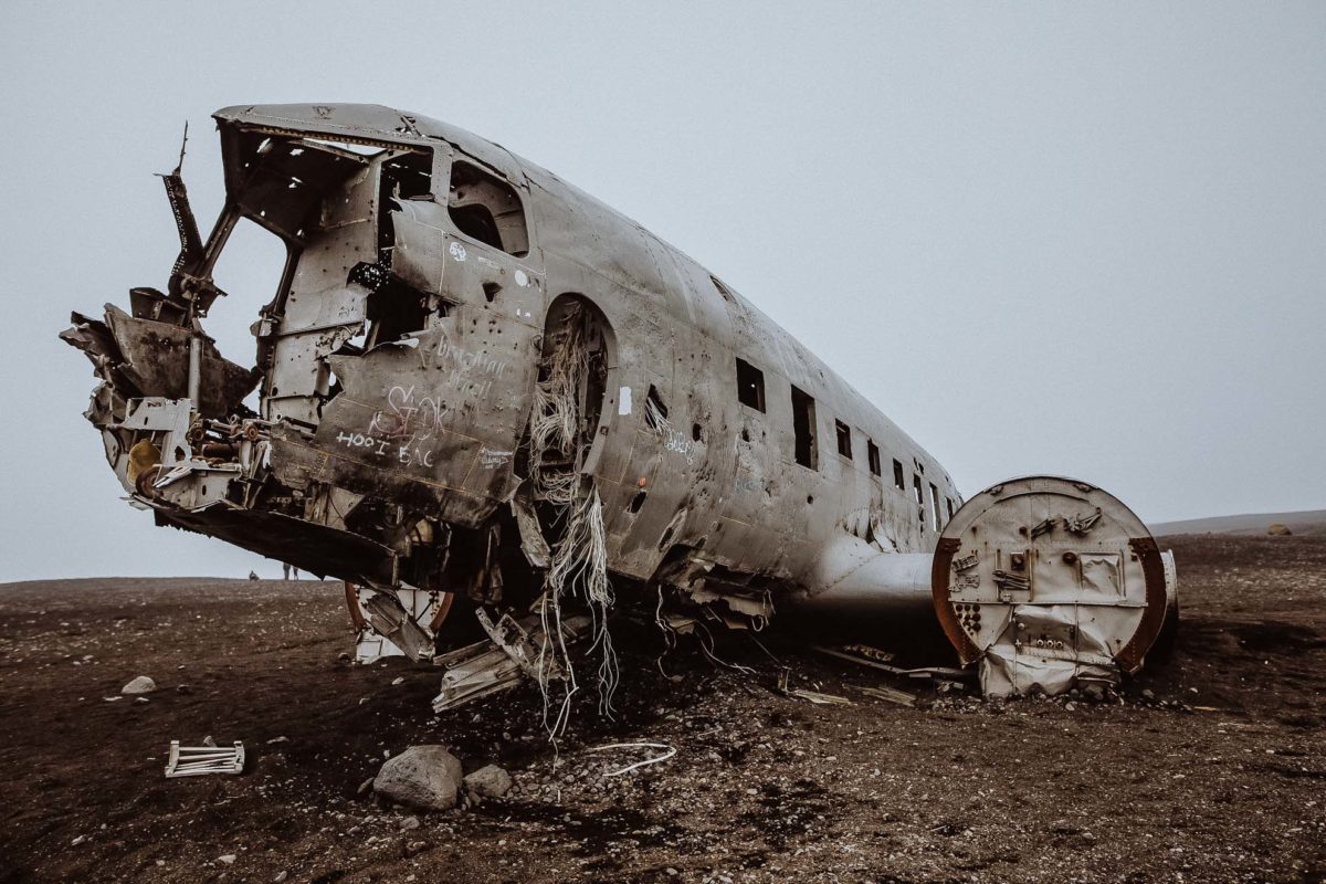 Die Douglas Super DC-3  ist vor vielen Jahren abgestürzt.