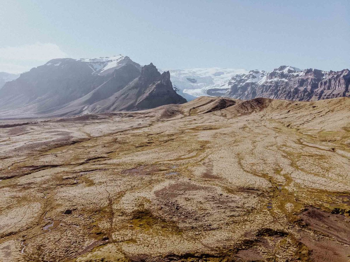 Auf meiner Mietwagen Rundreise in Island mit der Drohne aufgenommen