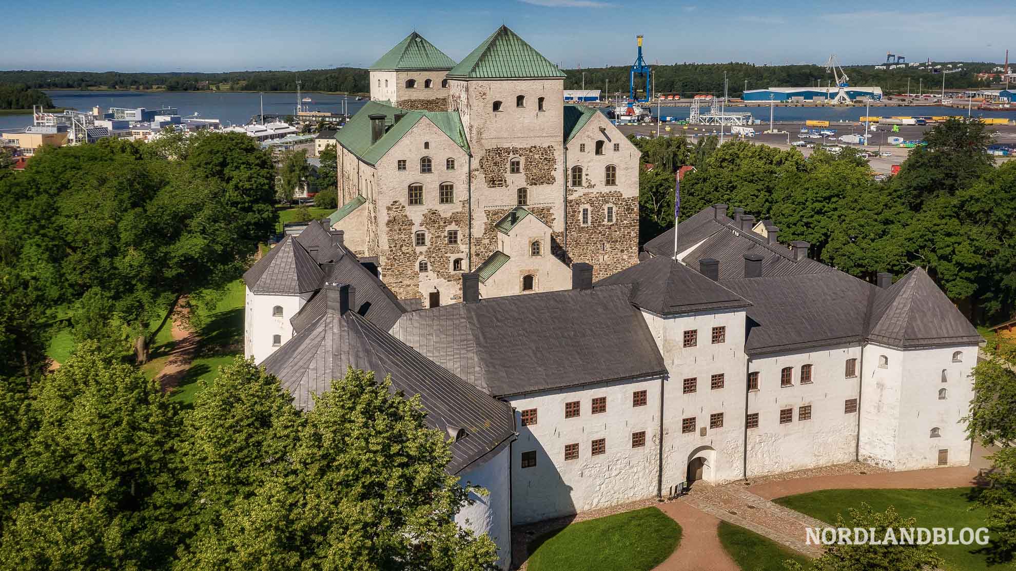 Die Burg von Turku (Turun linna, Åbo slott) in Südfinnland