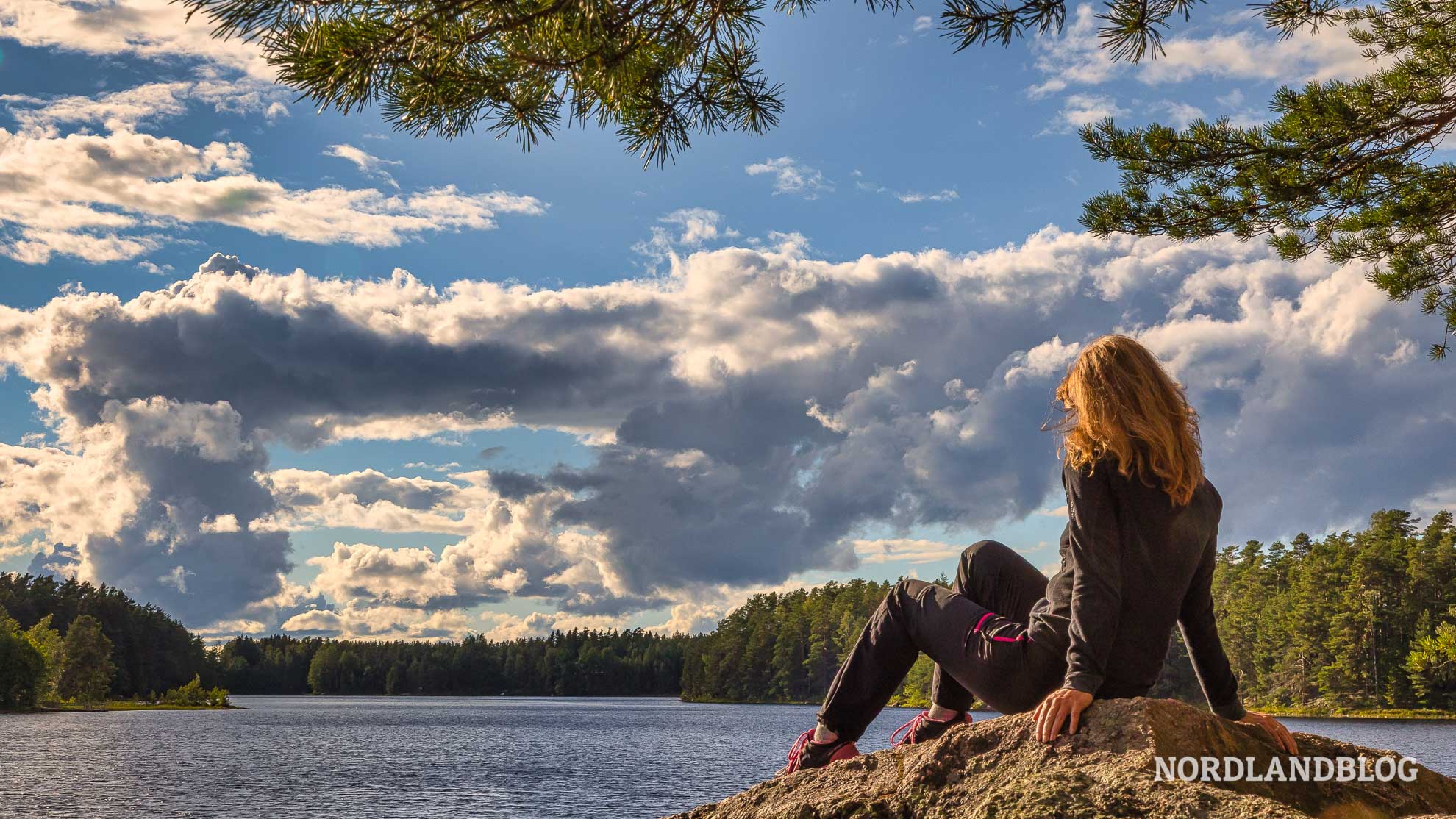 Wanderung im Teijo Nationalpark im Südwesten von Finnland