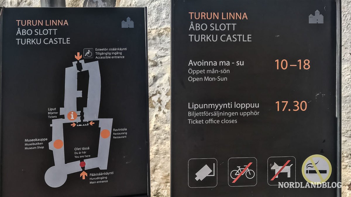 Öffnungszeiten der Burg Turun linna_ Åbo slott Finnlands ältester Stadt Turku