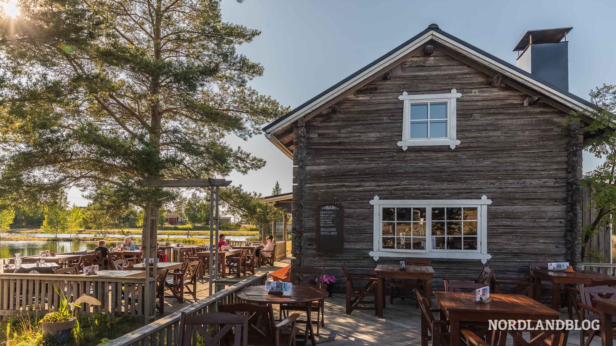 Restaurant an der finnischen Ostseeküste