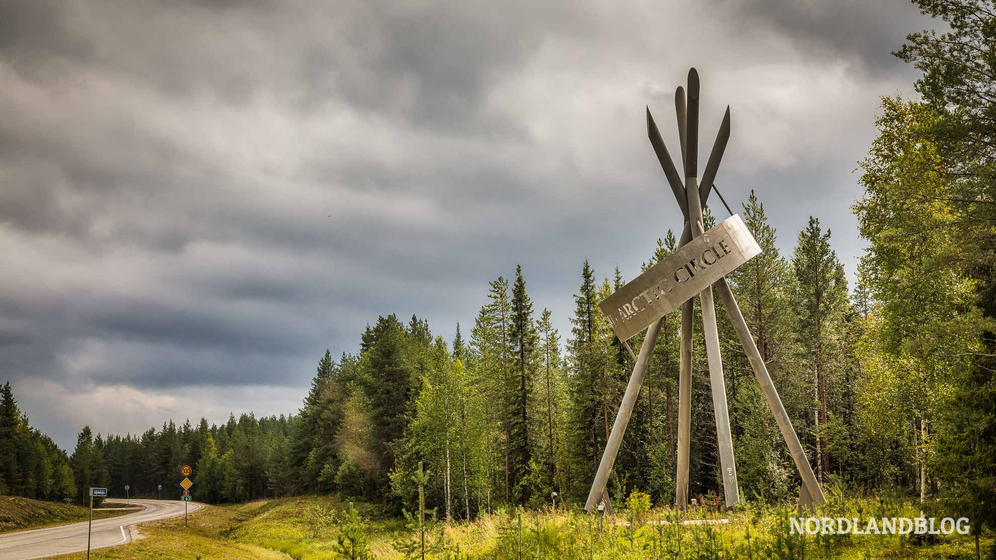 Wohnmobil Rundreise Nordfinnland Lappland Finnland - Polarkreis in Nordfinnland bei Kuusamo