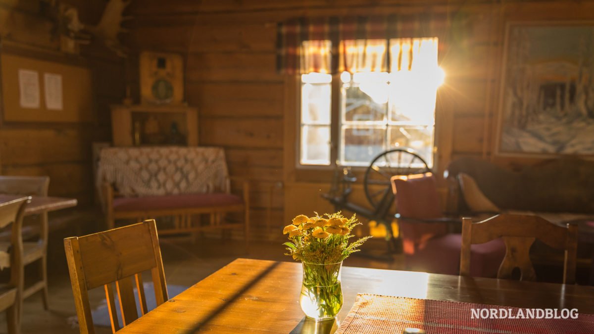 Herrliches Ambiente auf dem Saunahof Pohjolan Pirtti & Kievari - Kuusamo, Finnland