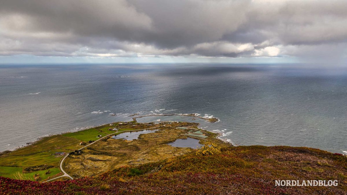 Aussicht vom Hoven Gimsøy Lofoten Norwegen