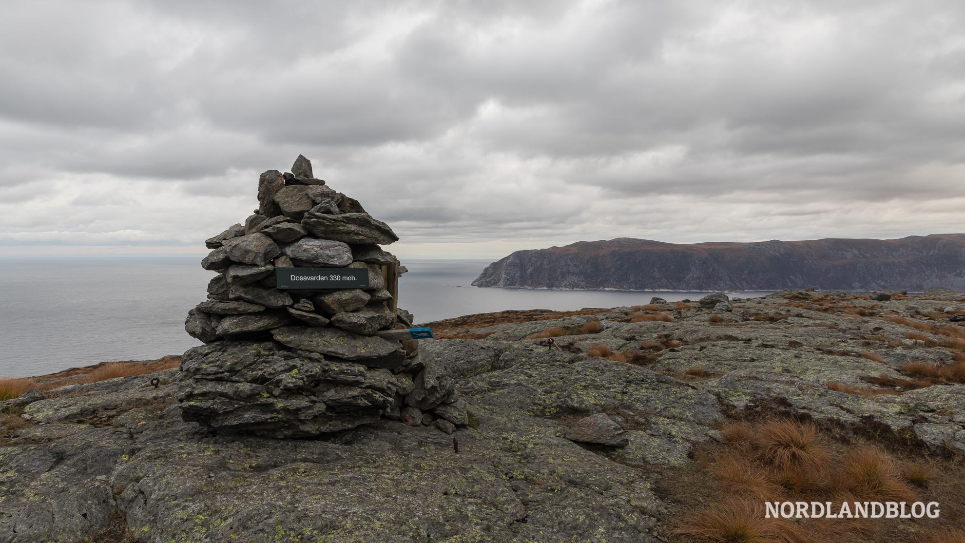 Dosavarde Gipfel in Fjordnorwegen Bremanger