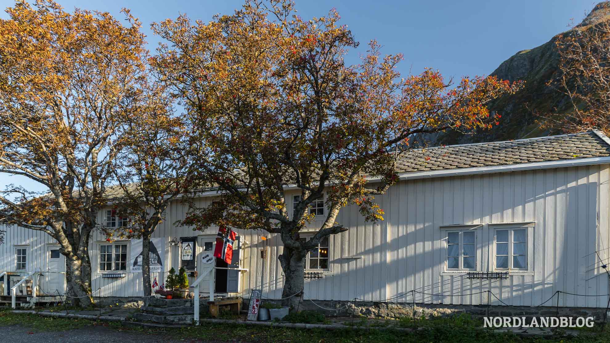 Restaurant Friisgarden in Ramberg zum Essen auf den Lofoten 